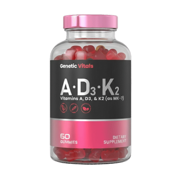 ADK Gummies – Sugar-Free, Pineapple Flavored Allulose Gummy Vitamin